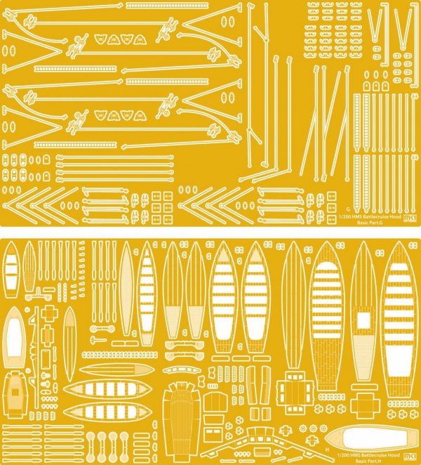 MK1 Design MD-20015 HMS Hood DX Pack 1/200