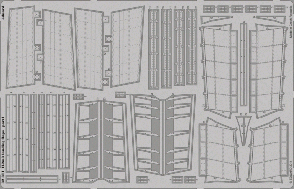 Eduard 32311 Il-2m3 landing flaps HOBBY BOSS (1:32)