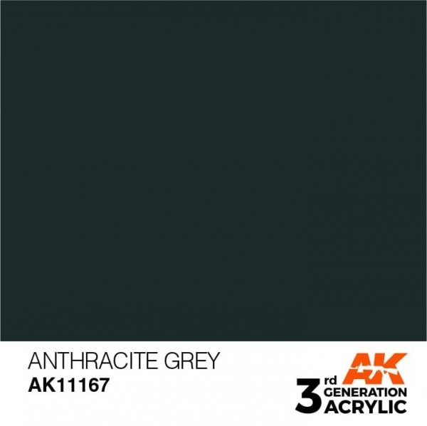 AK Interactive AK11167 ANTHRACITE GREY – STANDARD 17ml