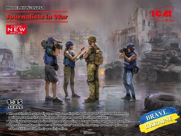 ICM 35751 Journalists in War 1/35