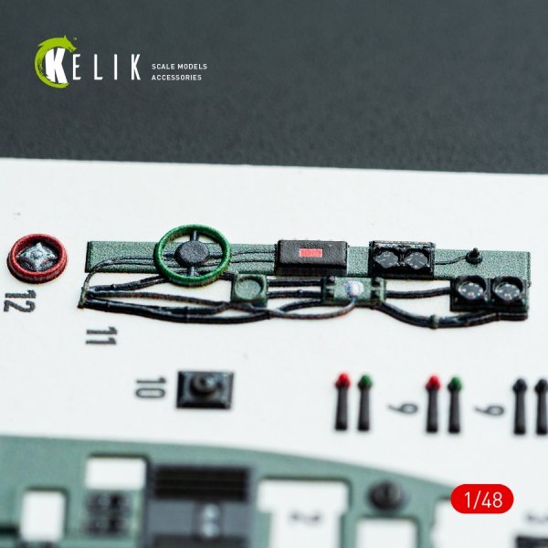 Kelik K48138 Bristol Beaufighter Mk.VI - interior 3D decals for Tamiya kit (1/48)