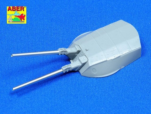 Aber 350L-08 Set of 8 pcs 406 mm barrels for Japanese ships Mutsu and Nagato (1:350)
