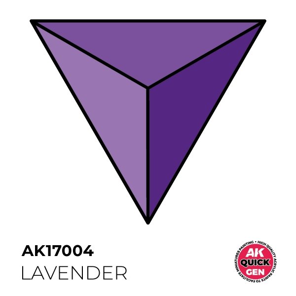 AK Interactive AK17004 LAVENDER – QUICK GEN COLOR 18ml