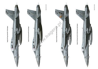 Kagero 3082 Boeing (McDonnell Douglas) F/A-18 E/F Super Hornets EN
