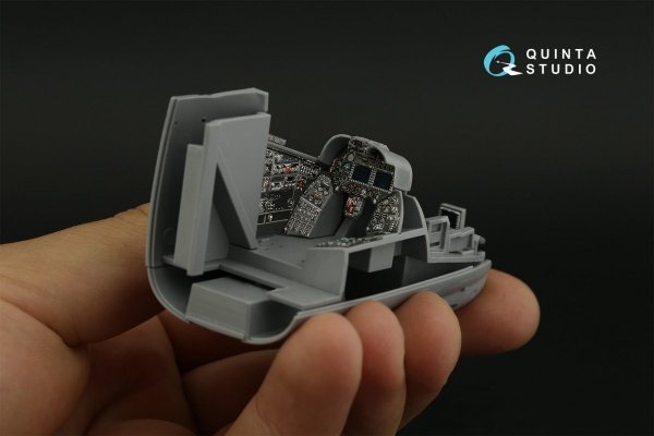 Quinta Studio QDS-48295 Mi-35M 3D-Printed &amp; coloured Interior on decal paper (Zvezda) (Small version) 1/48