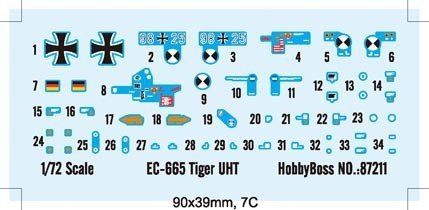 Hobby Boss 87211 Eurocopter Tiger UHT Prototype (1:72)