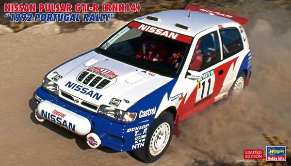 Hasegawa 20639 NISSAN PULSAR GTI-R (RNN14) “1992 PORTUGAL RALLY” 1/24