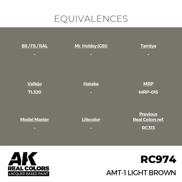 AK Interactive RC974 AMT-1 Light Brown 17 ml