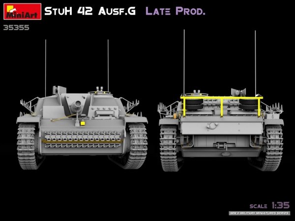MiniArt 35355 StuH 42 Ausf. G LATE PROD 1/35