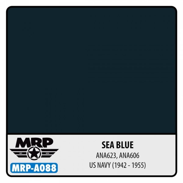 Mr. Paint MRP-A088 WWII US - Glossy Sea Blue ANA623, FS15042 - aqua colors - 17ml