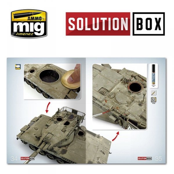 Ammo of Mig 6501 SOLUTION BOOK HOW TO PAINT IDF VEHICLES (Multilingual)
