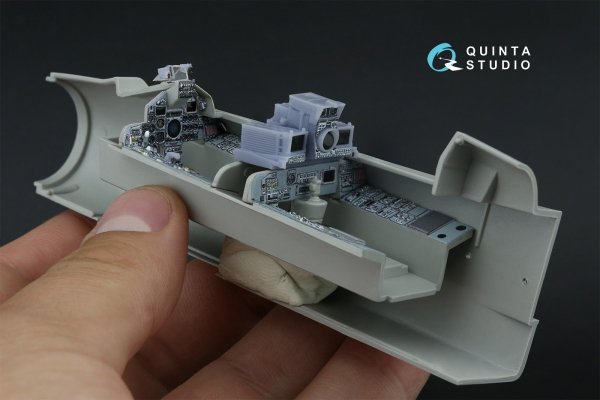 Quinta Studio QDS+48520 Tornado Gr.1 3D-Printed coloured Interior on decal paper (Italeri) (small version) (with 3D-printed resin parts) 1/48