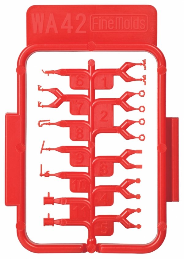 Fine Molds WA42 Lifebuoy Ring &amp; Fire Extinguishing equipment for Modern Vessels 1/700