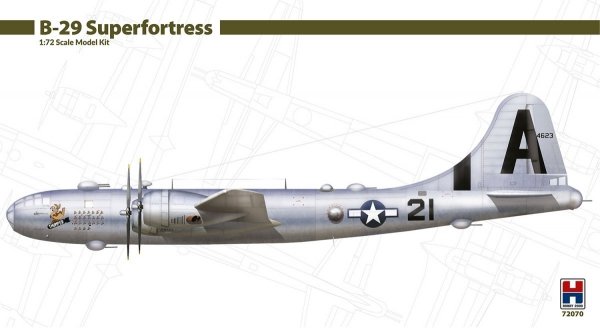 Hobby 2000 72070 B-29 Superfortress ( ACADEMY + CARTOGRAF + MASKI ) 1/72