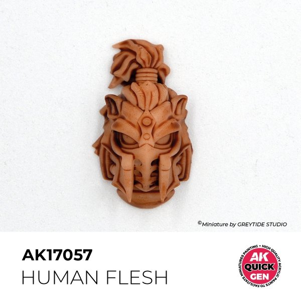AK Interactive AK17057 HUMAN FLESH – QUICK GEN COLOR 18ml