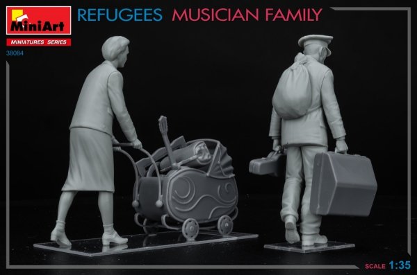 MiniArt 38084 REFUGEES. MUSICIAN FAMILY 1/35