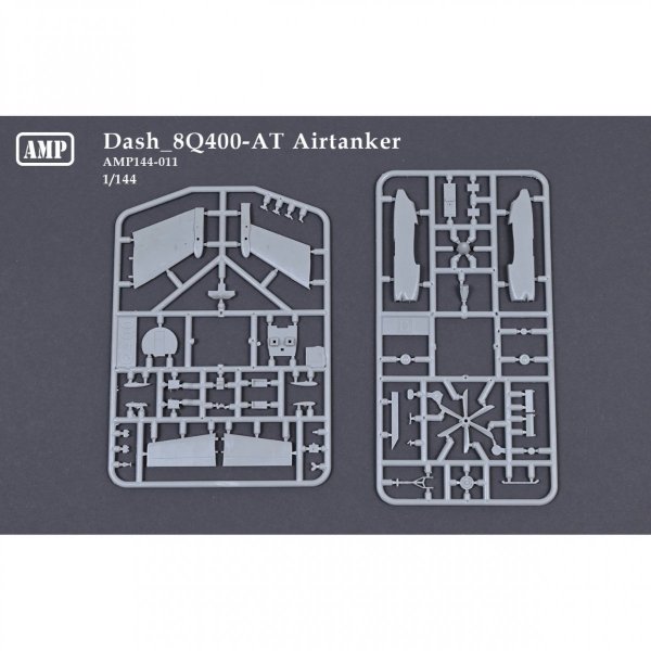 AMP 144011 Dash 8Q400-AT Airtanker - Canadian Short Range Commuter Airliner 1/144