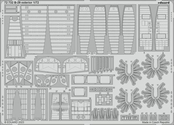 Eduard BIG72177 B-29 HOBBY 2000, ACADEMY 1/72