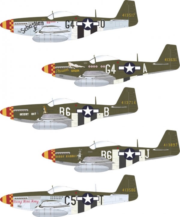 Eduard D72052 P-51D-5 '357th FG' EDUARD 1/72