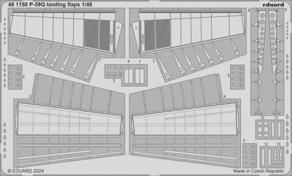 Eduard 481150 P-39Q landing flaps ARMA HOBBY 1/48