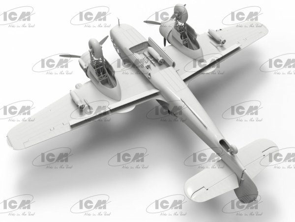 ICM 48314 Bristol Beaufort Mk.I. Bombing raid 1/48