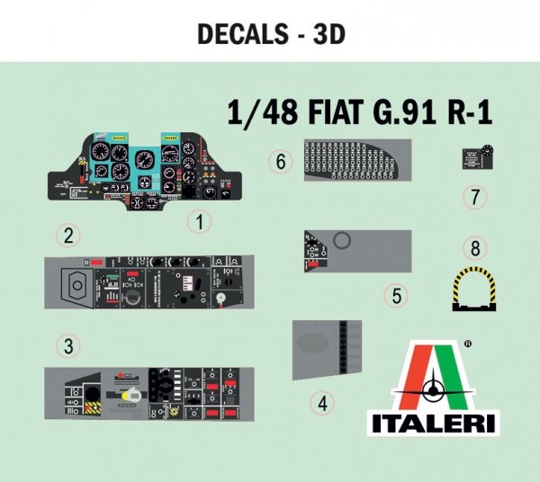 Italeri 92645 FIAT G.91 R 1/48