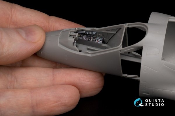 Quinta Studio QDS-48304 Harrier Gr.3 late 3D-Printed &amp; coloured Interior on decal paper (Kinetic) (Small version) 1/48
