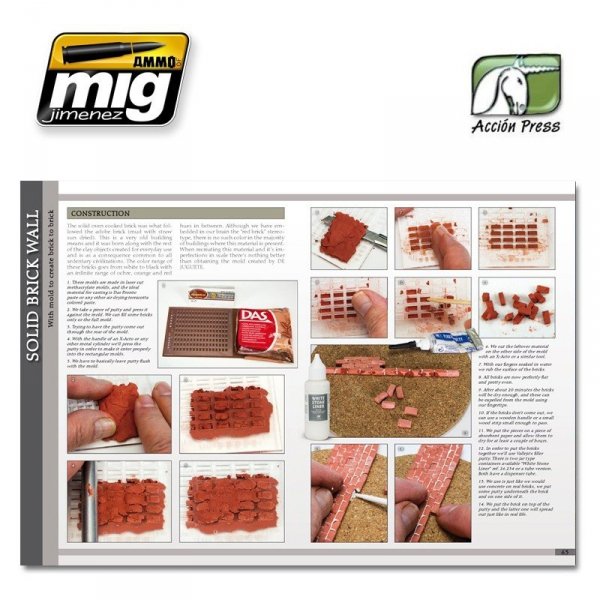AMMO of Mig EURO0012 Jimenez LANDSCAPES OF WAR: THE GREATEST GUIDE - DIORAMAS Vol.III - Rural Enviroments (English)