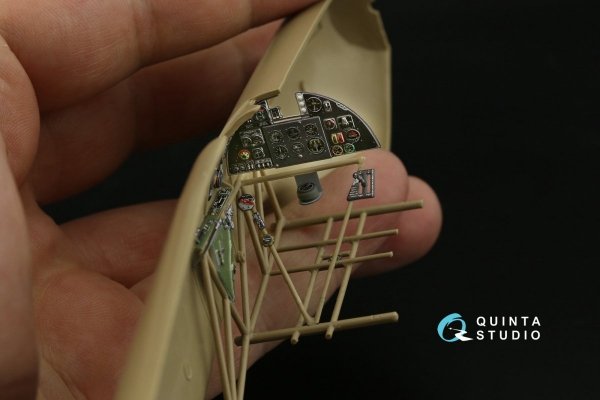 Quinta Studio QD32140 Hawker Hurricane Family 3D-Printed &amp; coloured Interior on decal paper (Fly) 1/32