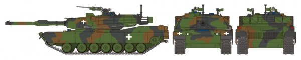 Tamiya 25216 U.S. M1A1 Abrams Tank &quot;Ukraine&quot; 1/35