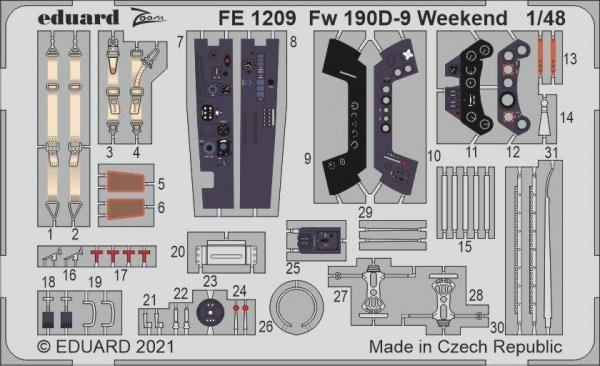 Eduard FE1209 Fw 190D-9 Weekend EDUARD 1/48