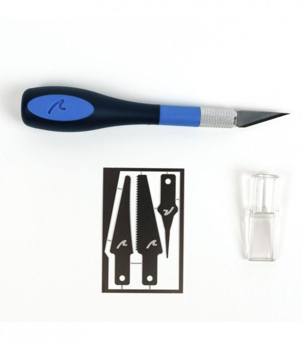 ARTESANIA LATINA 27047-1 Nóż ergonomiczny z ostrzami i aplikatorem kleju