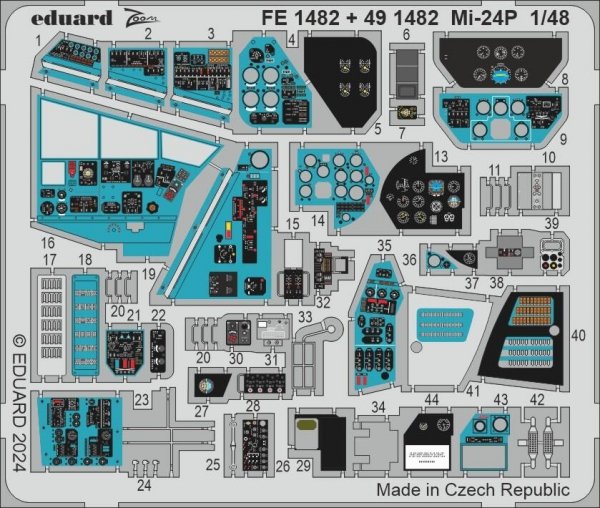Eduard FE1482 Mi-24P TRUMPETER 1/48