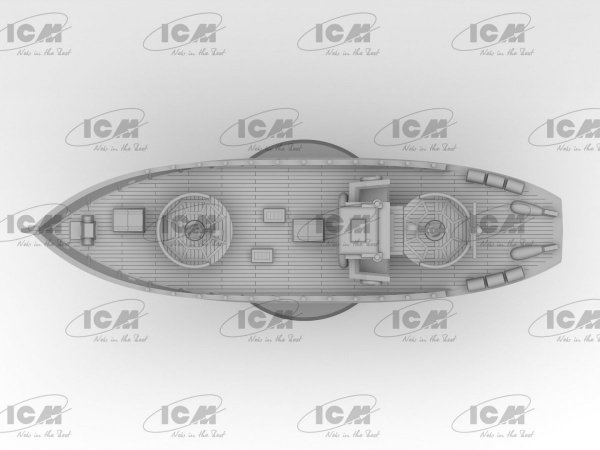 ICM S018 KFK Kriegsfischkutter WWII German multi-purpose boat 1/350