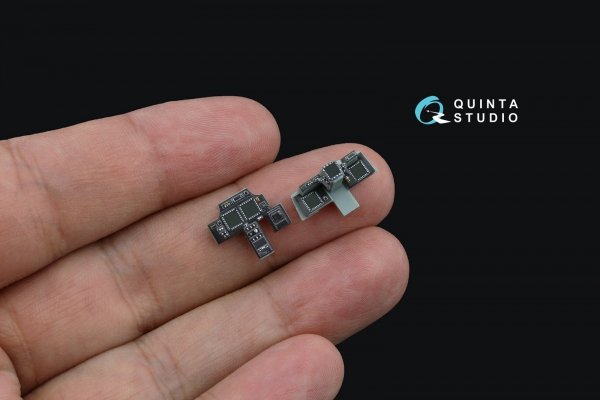 Quinta Studio QD72149 AH-64D late/AH-64E 3D-Printed coloured Interior on decal paper (Academy) 1/72