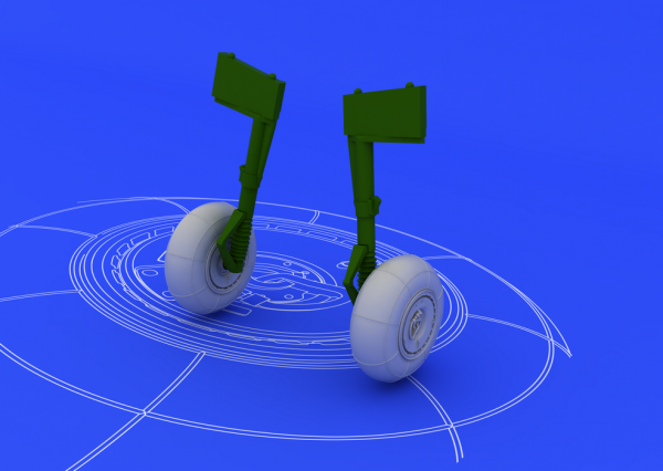 Eduard 672013 Bf 110G wheels 1/72 (EDUARD)