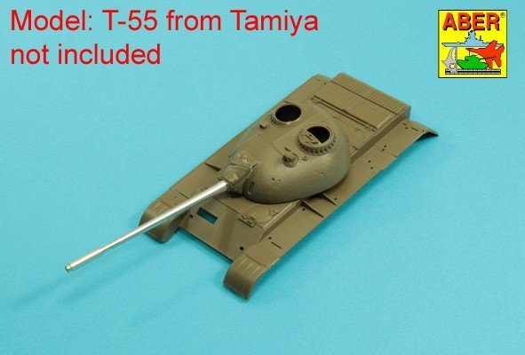 Aber 48L-41 Russian D-10T 100mm tank Barrel for T-55 Fit to Tamiya model: 32571; 1/48
