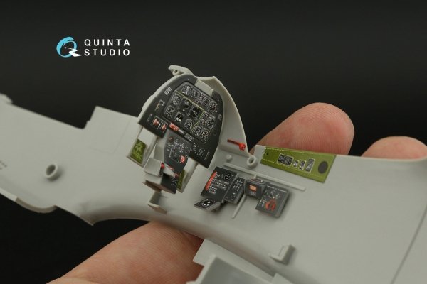 Quinta Studio QD32144 P-51D Mustang 3D-Printed &amp; coloured Interior on decal paper (Trumpeter) 1/32