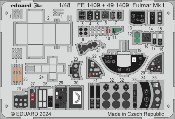 Eduard BIG49402 Fulmar Mk. I TRUMPETER 1/48
