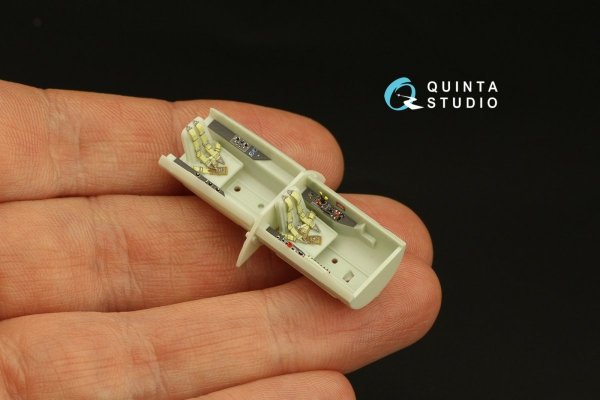Quinta Studio QD72050 Me-262B-1a/U1 3D-Printed &amp; coloured Interior on decal paper (Revell) 1/72