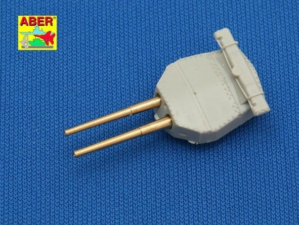 Aber 1:700L-08 Set of 8 pcs 381mm long barrels for turrets without antiblast covers ships Hood 1/700
