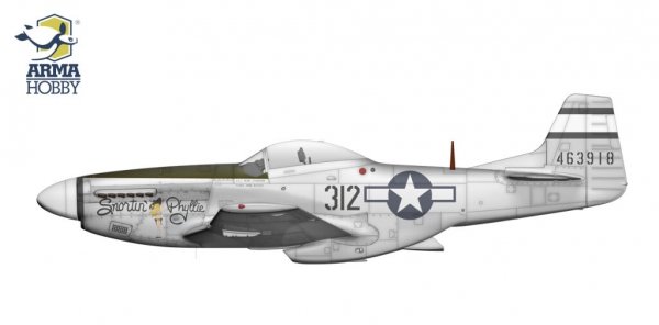 Arma Hobby 70073 P-51D Mustang Very Long Range 1/72