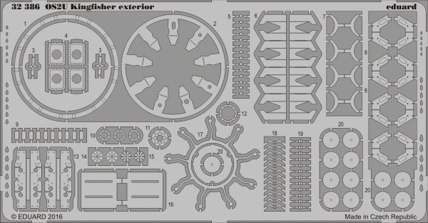 Eduard 32386 OS2U Kingfisher exterior KITTY HAWK 1/32