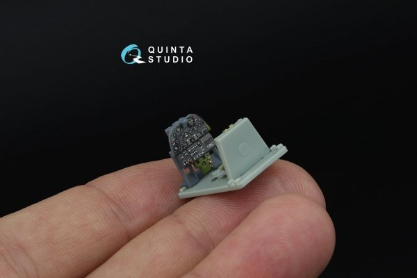 Quinta Studio QD+72212 P-40M Warhawk 3D-Printed &amp; coloured Interior on decal paper (Academy) (with 3D-printed resin parts) 1/72