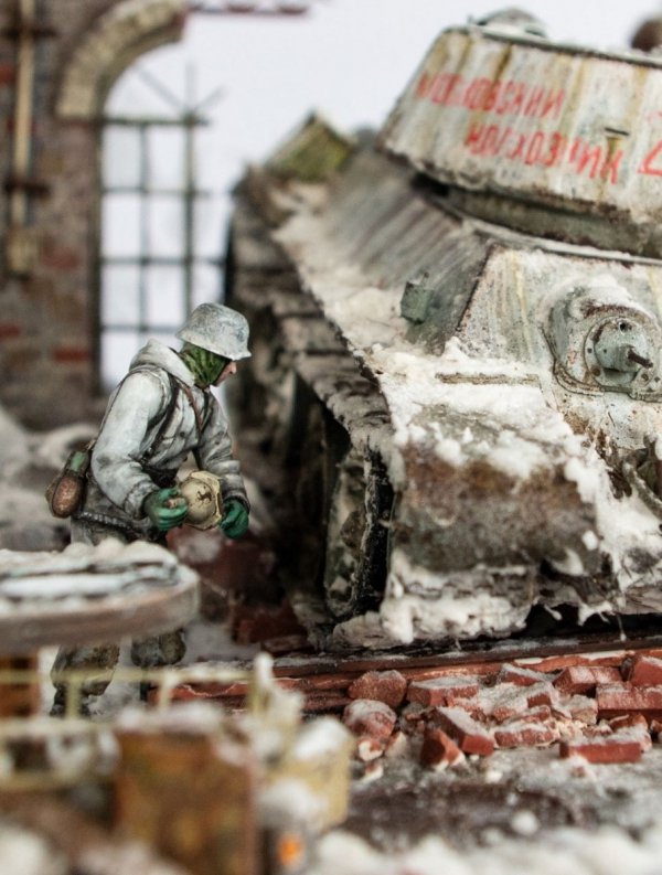 RT-Diorama 35302 Diorama-Base: &quot;Wintergewitter&quot; Operation Winter Storm 1/35