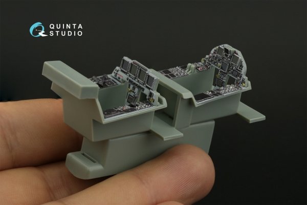 Quinta Studio QDS-48426 F-15E 3D-Printed coloured Interior on decal paper (Academy) (Small version) 1/48