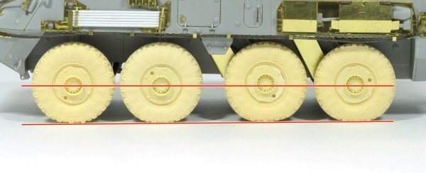 E.T. Model ER35-012 Canadian LAV III Armored Vehicle Weighted Road Wheels For TRUMPETER 1/35