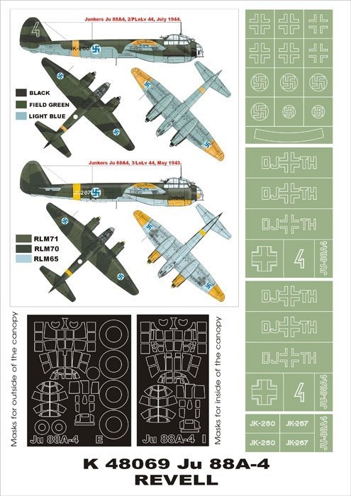 Montex K48069 Ju-88A4 (Finland) 1/48