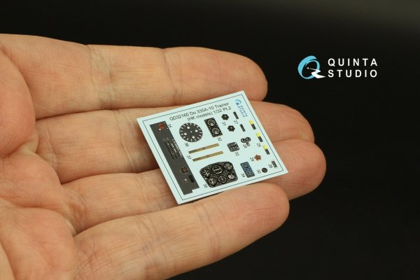 Quinta Studio QD32160 Do 335A-10 3D-Printed &amp; coloured Interior on decal paper (HK models) 1/32