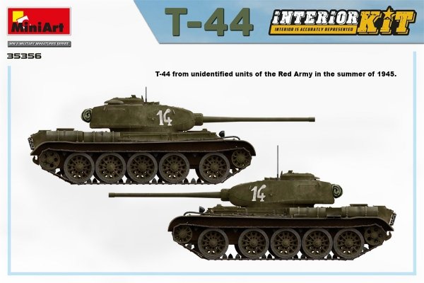 MiniArt 35356 T-44 INTERIOR KIT 1/35